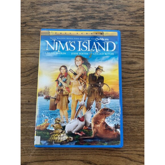Nims Island 2008 DVD Family Adventure Abigail Breslin Jodie Foster Pre-Owned - Picture 1 of 4
